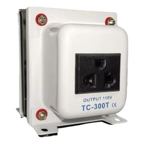 Auto Transformador Corriente 220v A 110v 300 Watts + Tierra - Deus Group