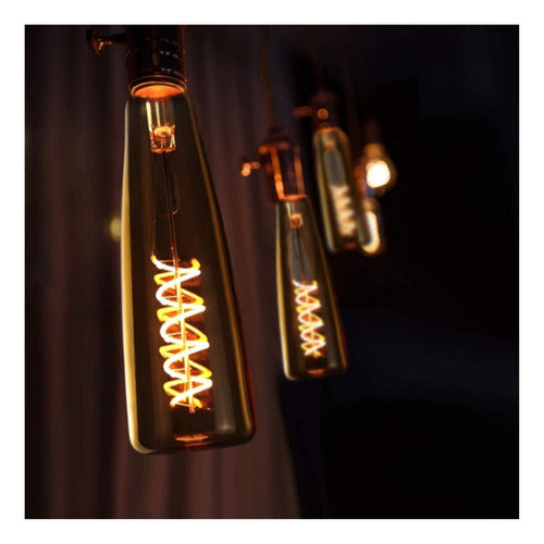 Pack 3 Ampolleta E27 Led T300 Botella 4w Konnergie Deus