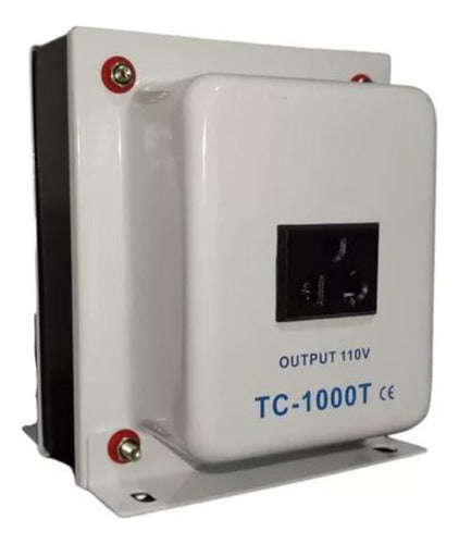 Auto Transformador Corriente 220v A 110v 1000 Watts + Tierra