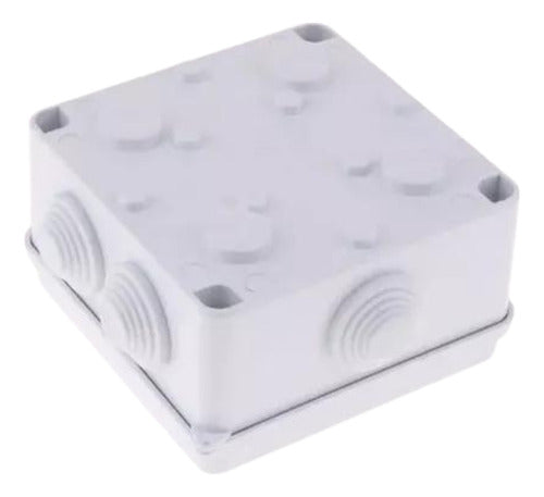 Caja Estanca Ip55 Ik07 Pvc Con 2 Conos 100x100x70 Sec