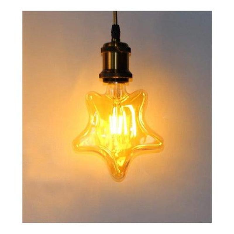 Ampolleta LED Vintage Estrella 4W Ámbar 2700K - Deus Group