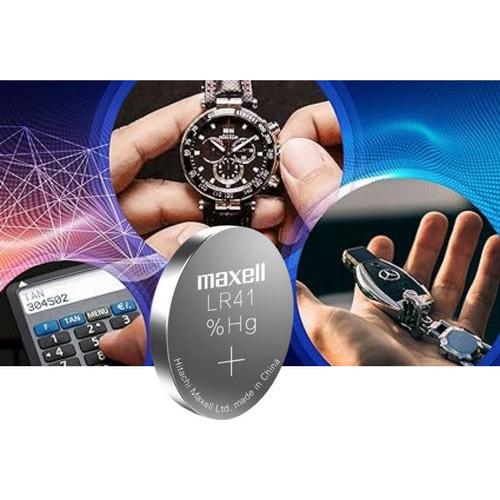 Pila Botón Maxell LR41 | Multiusos 1.5V - Pack de 10 Unidades - Mi tienda