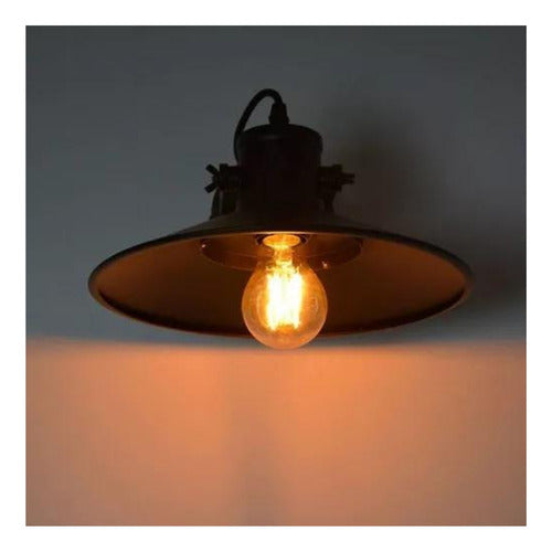 Pack 10 Ampolletas Led A60 Vintage 6w E27 2700k Ambar Retro