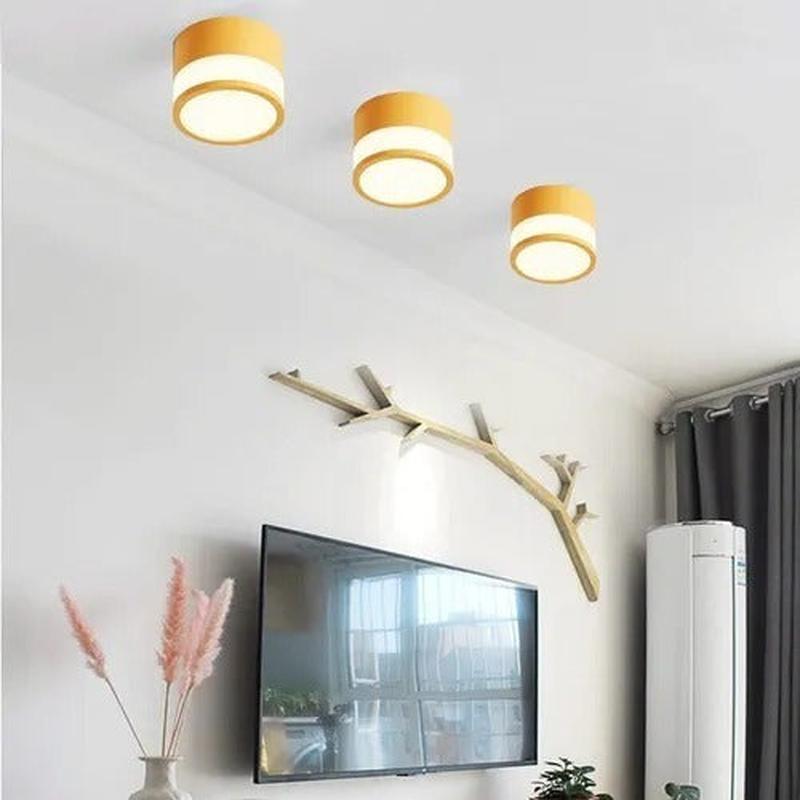 Panel Sobrepuesto Con Vidrio Decorativo Led 7w Luz Fría - Deus Group