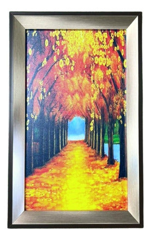 Cuadro Luminoso Diseño Decorativo Colores Luz Led Decoracion