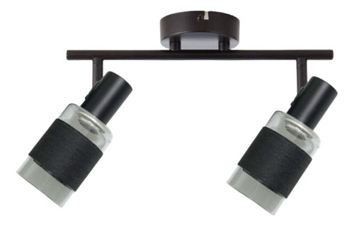 Pack 2 Aplique Doble Porta E14 Led Zaurak Konnergie Deus