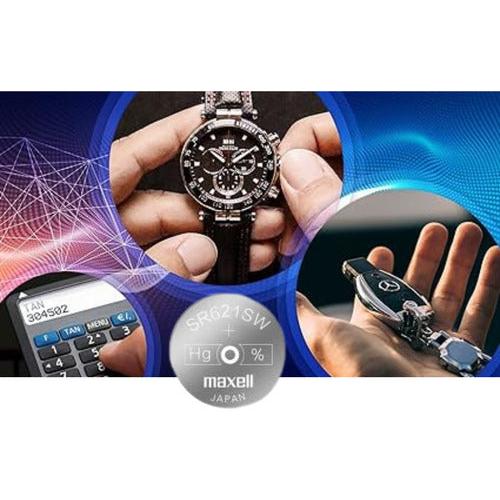 Pila Maxell SR621SW | Pack de 5 Unidades | Óxido de Plata - Mi tienda