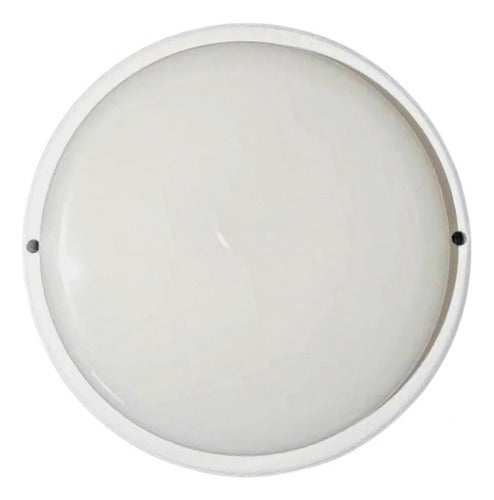 Panel Plafón Lampara Led Sobrepuesto 12w Ip54 Hermético Color Blanco