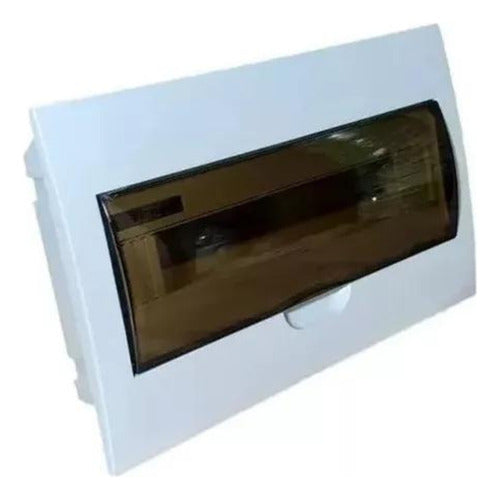 Tablero Embutido Distribución Pvc Ip40 18 Circuitos Sec T9+9 - Deus Group