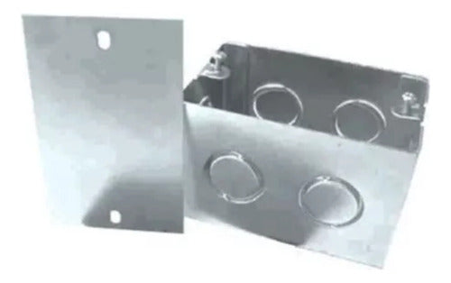 Caja Metalica Pregalvanizada Distribucion 100x100x65 (a11) - Mi tienda