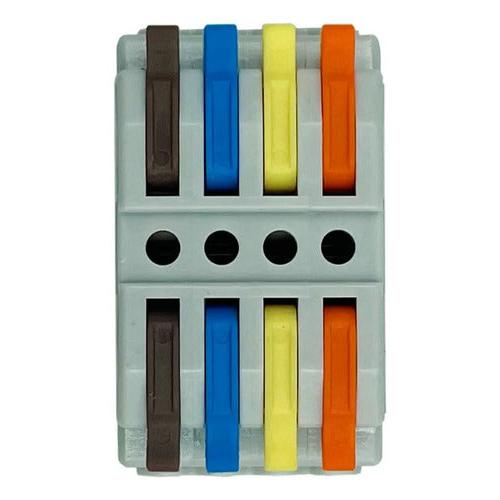 Conector Vago Empalme Rápido 4 Entradas 4 Salidas - Mi tienda