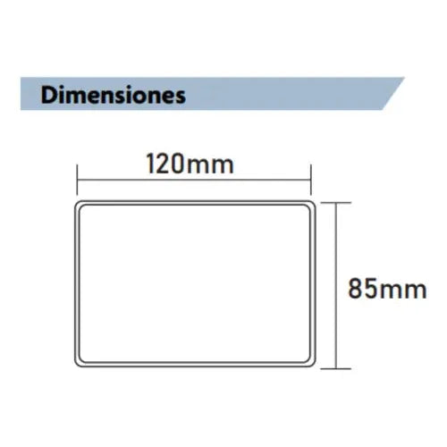 Placa Simple Con Soporte Stanford Grafito