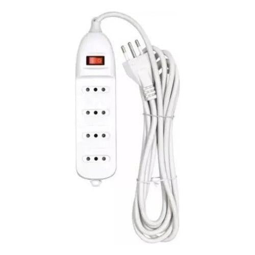 Alargador eléctrico zapatilla 4 posiciones 5 mts SEC - Mi tienda