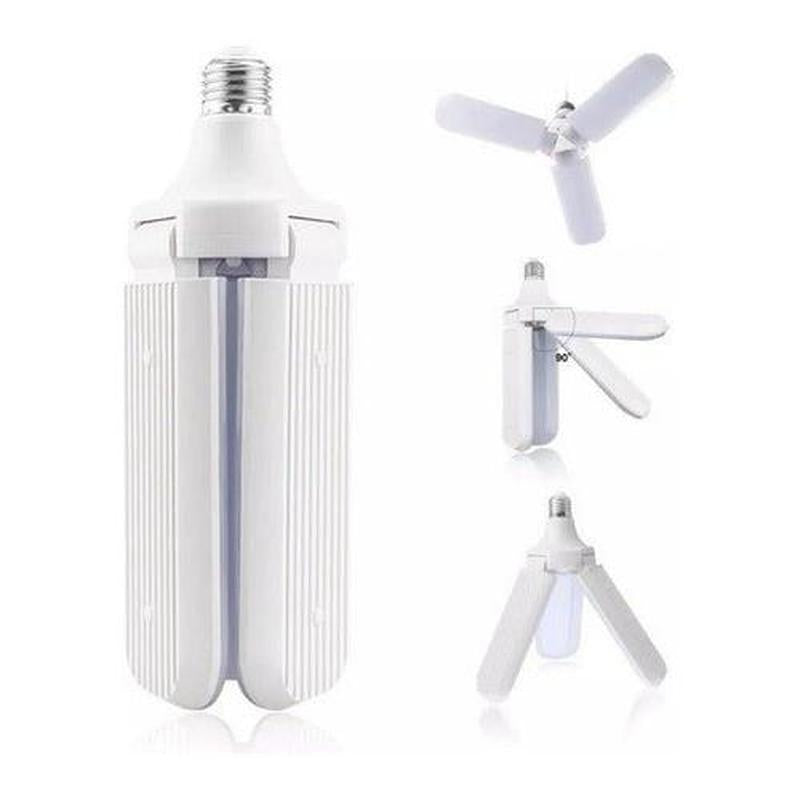 Ampolleta LED Fan 3 Ángulos Ajustable 45W Luz Fría E27 - Mi tienda