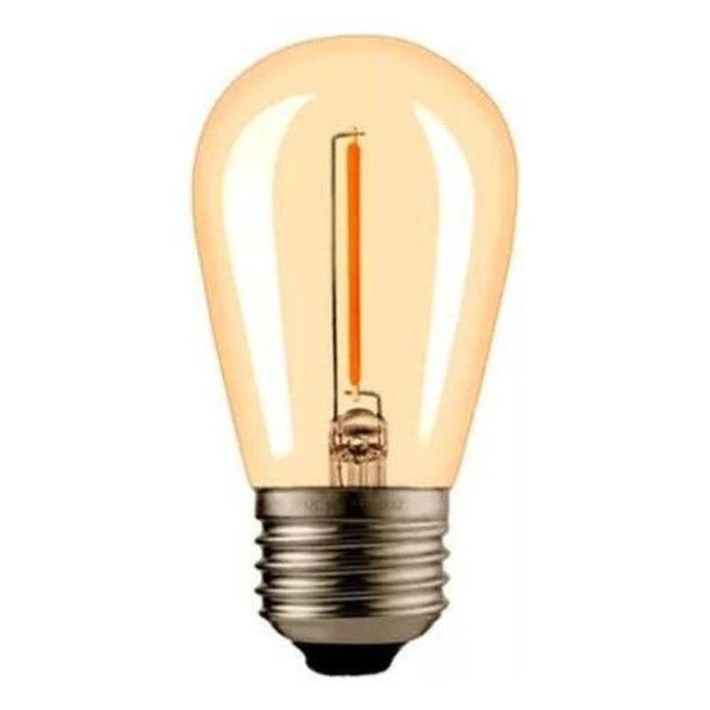 Ampolleta LED S14 Filamento E27 1W 2700K - Mi tienda