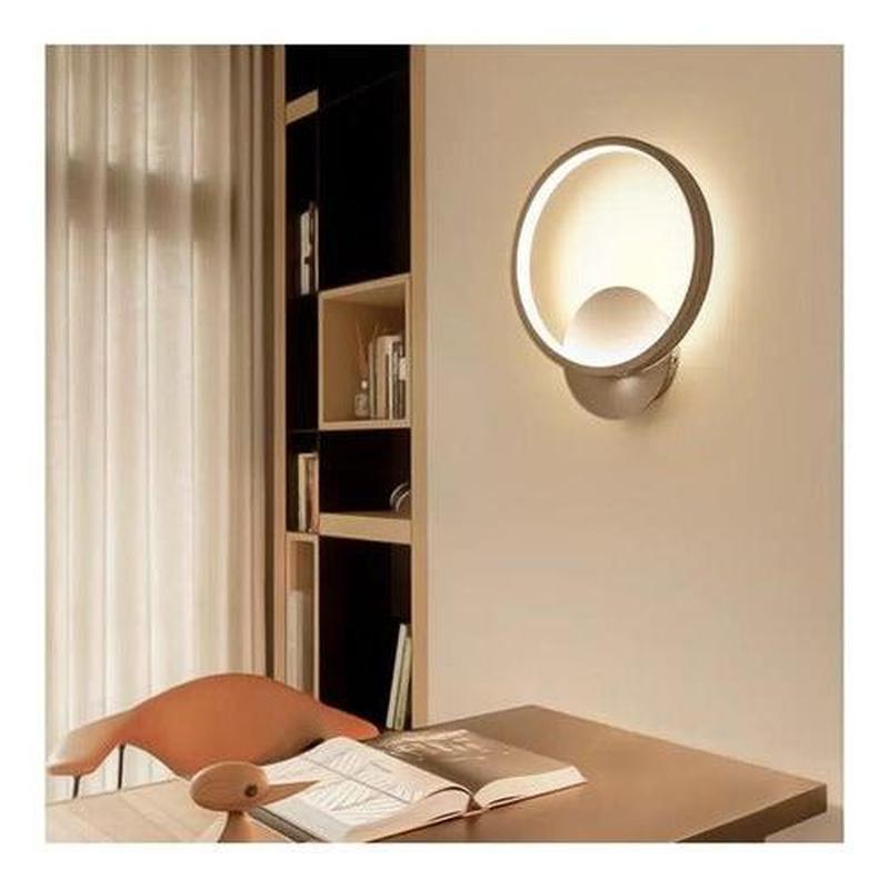 Aplique Lámpara Muro Aro Elegante 12w 3000k - Mi tienda