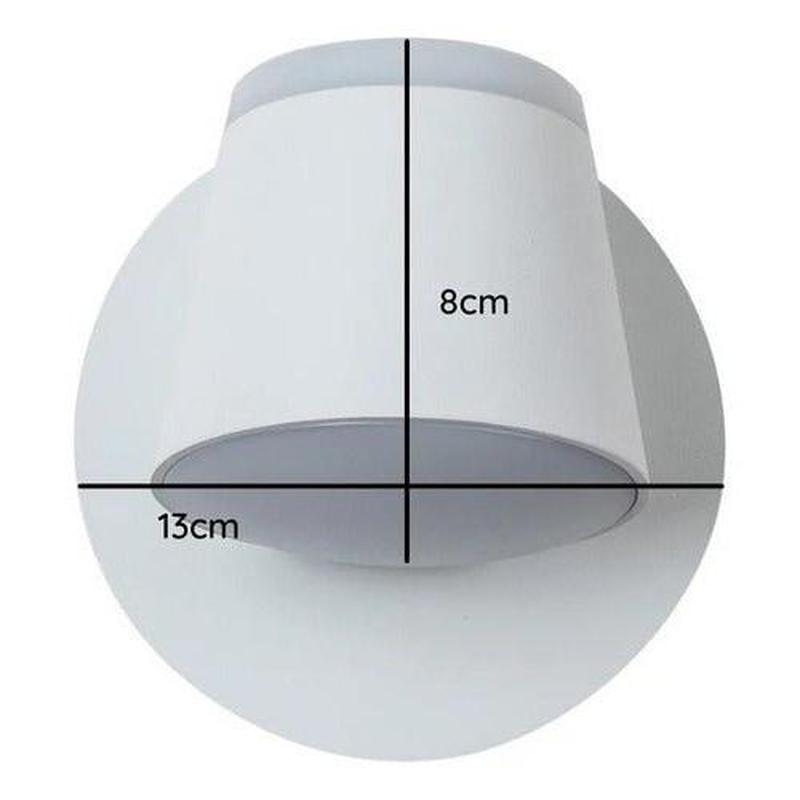 Aplique Led Simple Dirigible Luz Calida 5w Elegante Deco - Mi tienda