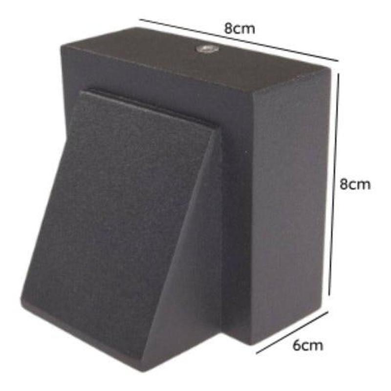 Aplique Led Simple Ip54 3000k Kapelle Konnergie Deus - Mi tienda