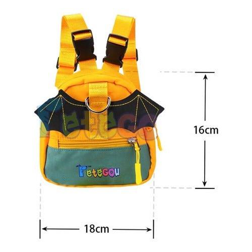 Arnés Con Mochila En Forma De Murciélago - Mi tienda