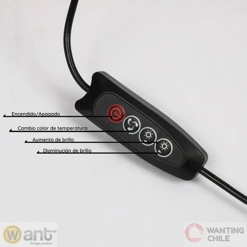 Aro Luz Led 36cm Dimeable + Tripode Ajustable 2 Mts Belleza