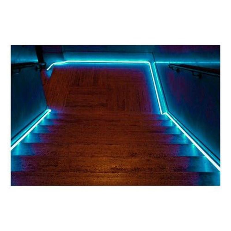 Cinta Led Blanca Impermeable 15 Metros Con Conector Al 220v