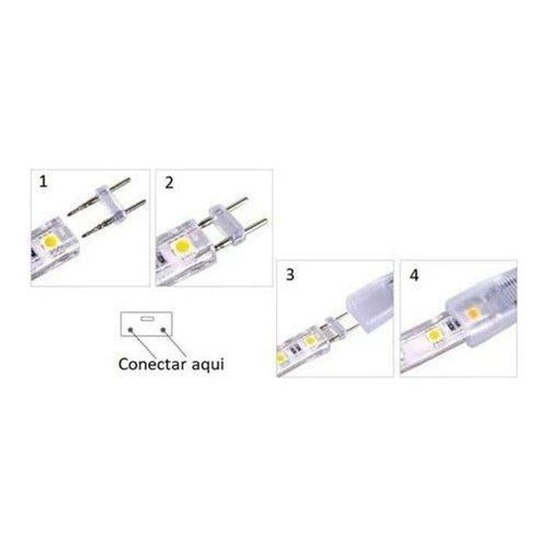Conector Cinta X1 Led 220v Diferentes Modelos - Mi tienda