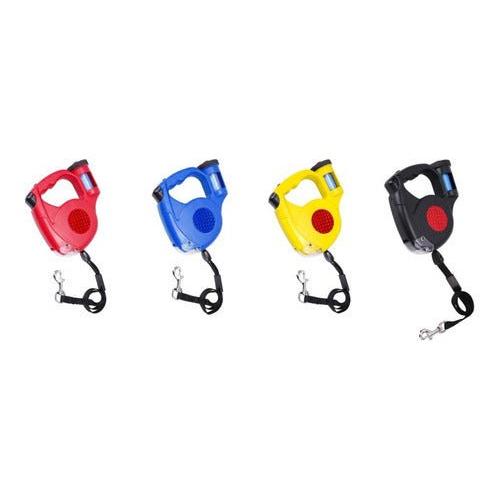 Correa Con Luz Y Bolsa De Basura Para Mascota 5 Metros - Mi tienda