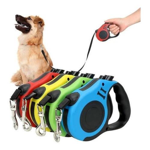Correa Retractril Automatica Paseo Perro Mascotas 3 Metros - Mi tienda