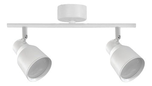 Foco Decorativo Porta Gu10 Doble Híades Konnergie Deus - Mi tienda