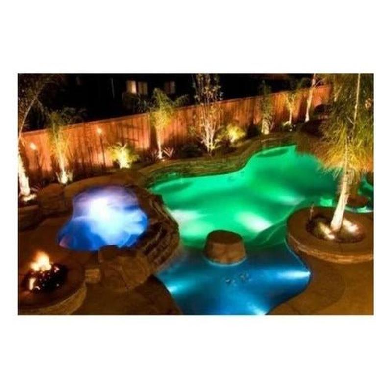 Foco Luz Led Piscina Rgb Con Control 12w Ac 24v - Mi tienda