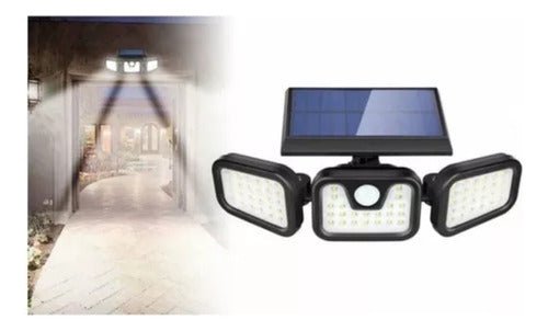 Foco Solar con Sensor de Movimiento Portátil
