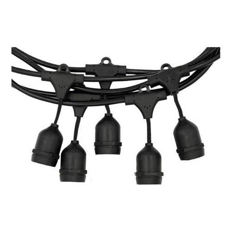 Guirnalda Exterior Ip65 10 Metros Con 10 Ampolleta Led G80 - Mi tienda