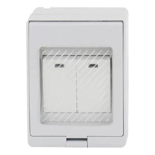 Interruptor Doble 9/12a S/p Hydrobox Exterior Ip55 250v Sec - Mi tienda