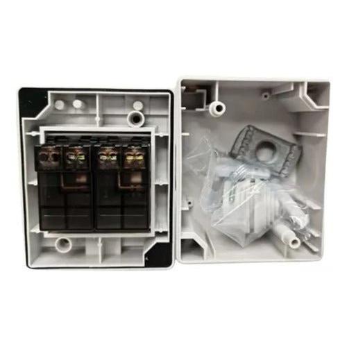 Interruptor Doble 9/12a S/p Hydrobox Exterior Ip55 250v Sec - Mi tienda