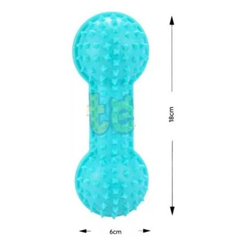 Mancuernas Juguete Mascota Hueso Goma Con Sonido Para Perro - Mi tienda