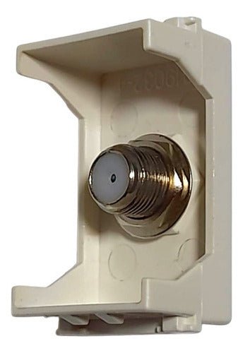 Modulo Toma Coaxial Rg6 Tv - Mi tienda