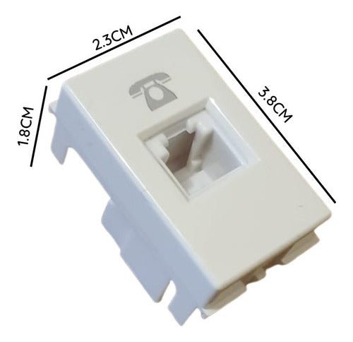 Modulo Toma Conexion Telefonica Rj11