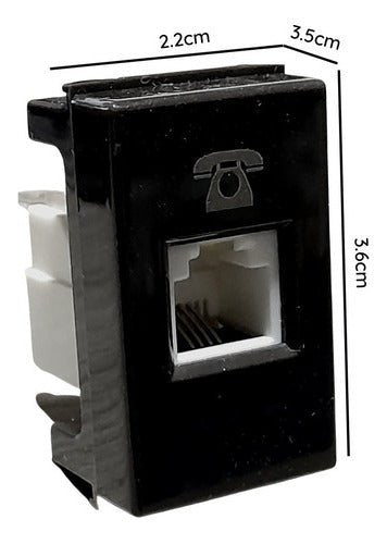 Modulo Toma Conexion Telefonica Rj11