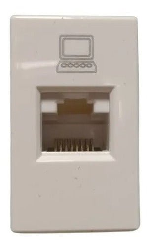 Modulo Toma Red Ethernet Red Internet Rj45/6e
