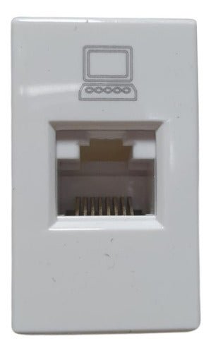 Modulo Toma Red Ethernet Red Internet Rj45/6e