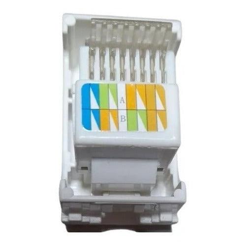 Modulo Toma Red Ethernet Red Internet Rj45/6e - Mi tienda
