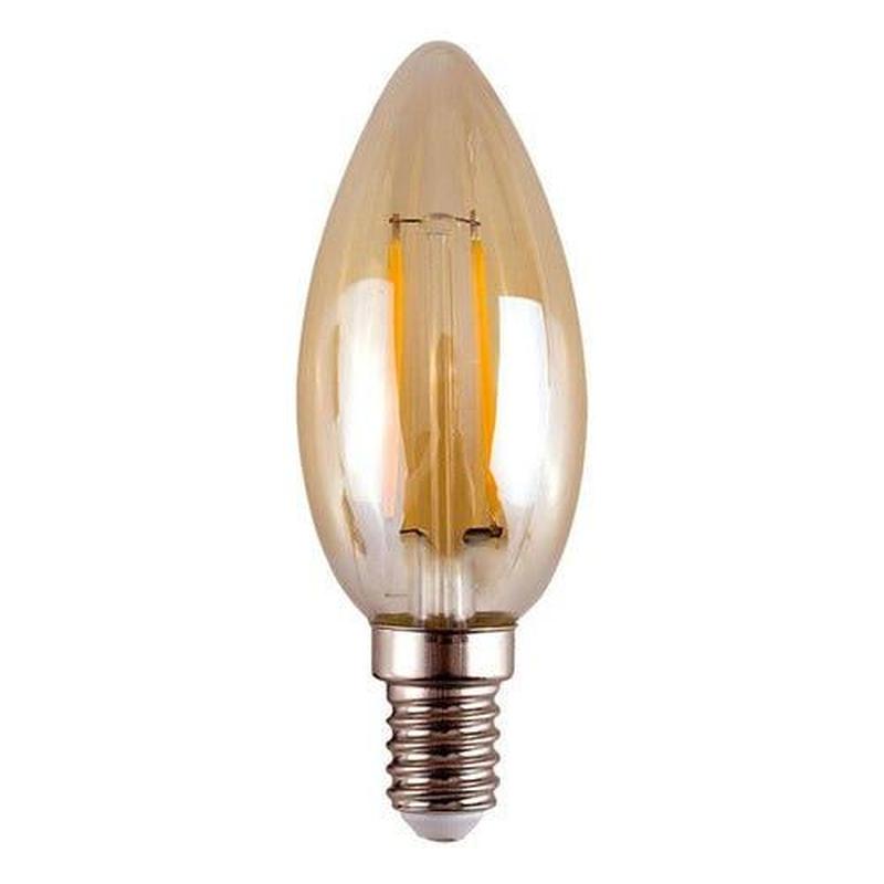pack 10 ampolletas led vela vintage 4w e14 2700k ámbar - Mi tienda