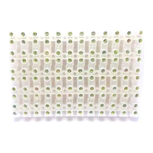 Pack 10 Regletas De Conexión Plástica 12 Polos 4mm - Mi tienda