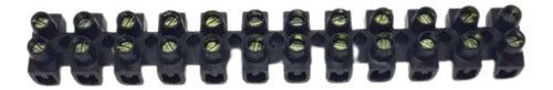 Pack 10 Regletas De Conexión Plástica 12 Polos 4mm - Mi tienda