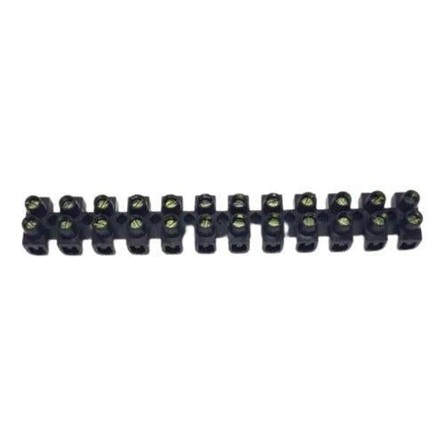 Pack 10 Regletas De Conexión Plástica 12 Polos 4mm - Mi tienda