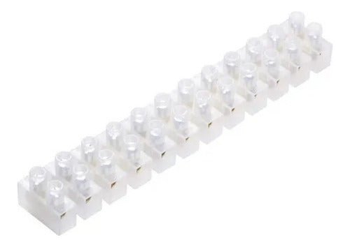 Pack 10 Regletas De Conexión Plástica 12 Polos 4mm - Mi tienda