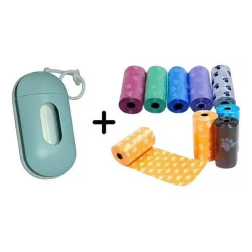 Pack 10 Rollos Bolsa Desecho Mascota + Practico Porta Bolsa - Mi tienda