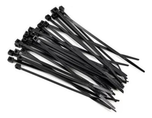 Pack 100 Amarra Cable Plástico 200x3.6mm Blanco 18kg