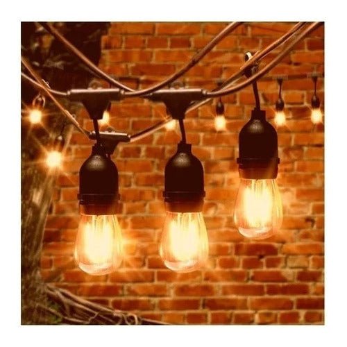 Pack X 15 Ampolleta Led Vintage Edison S14 Rosca Normal E27
