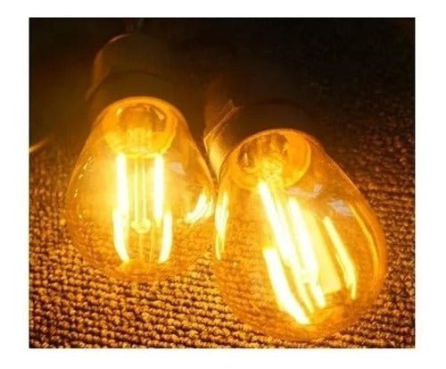Pack X 15 Ampolleta Led Vintage Edison S14 Rosca Normal E27